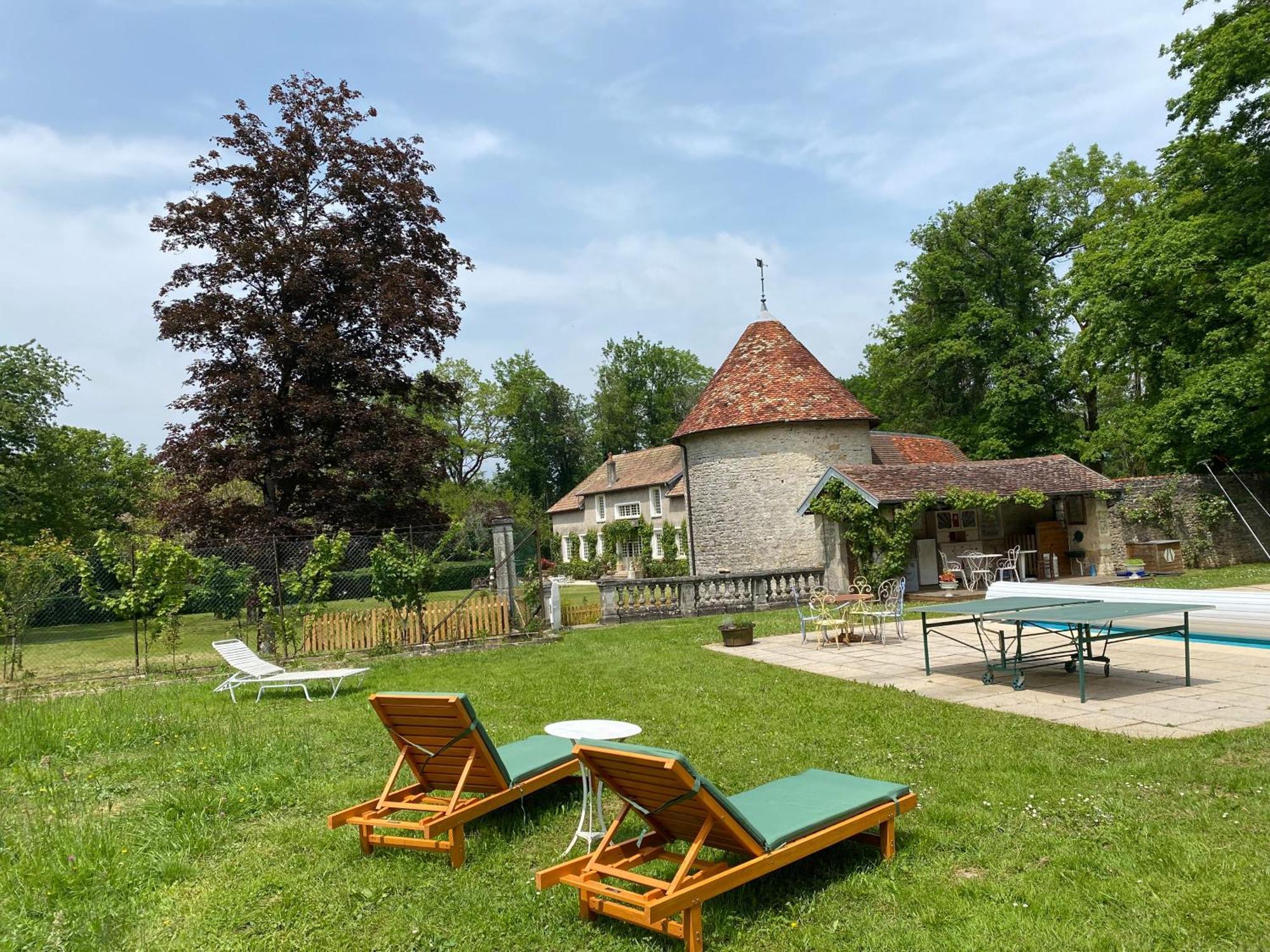 La Roulotte Deluxe De Malpas Bed and Breakfast Quingey Buitenkant foto