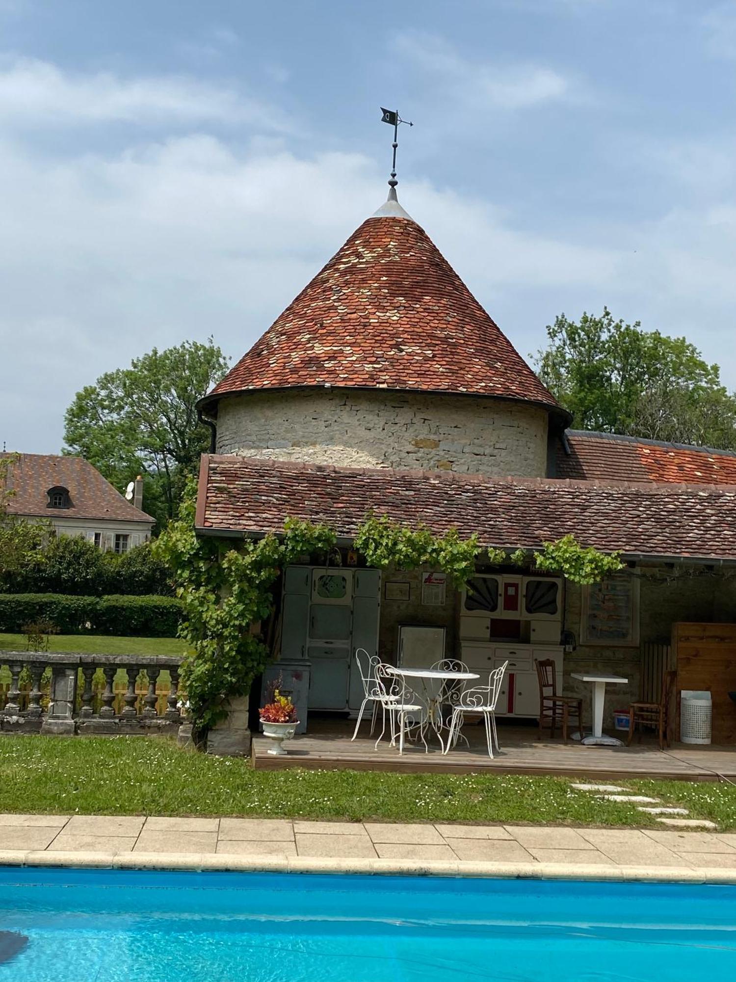 La Roulotte Deluxe De Malpas Bed and Breakfast Quingey Buitenkant foto